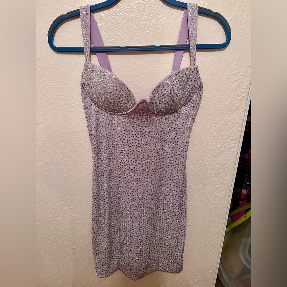 Oh Polly - Size 6 - Sequin Lavender (Haze) Bodycon for Eras Tour!